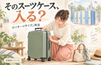 旅の準備でスーツケースを確認する女性。記事用の創作イメージ