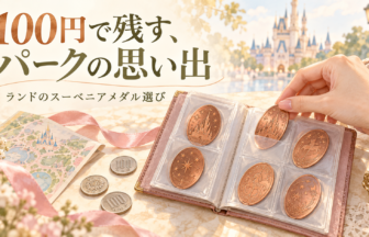 メダルを小さなアルバムに収める記念品選びのイメージ